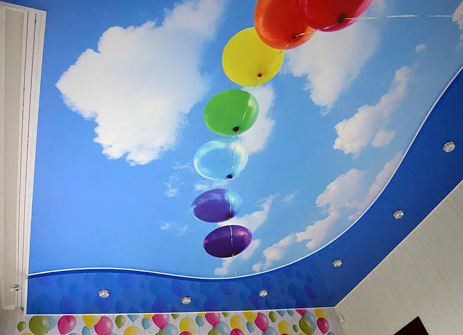 Натяжные потолки с фотопечатью Потолки Всем