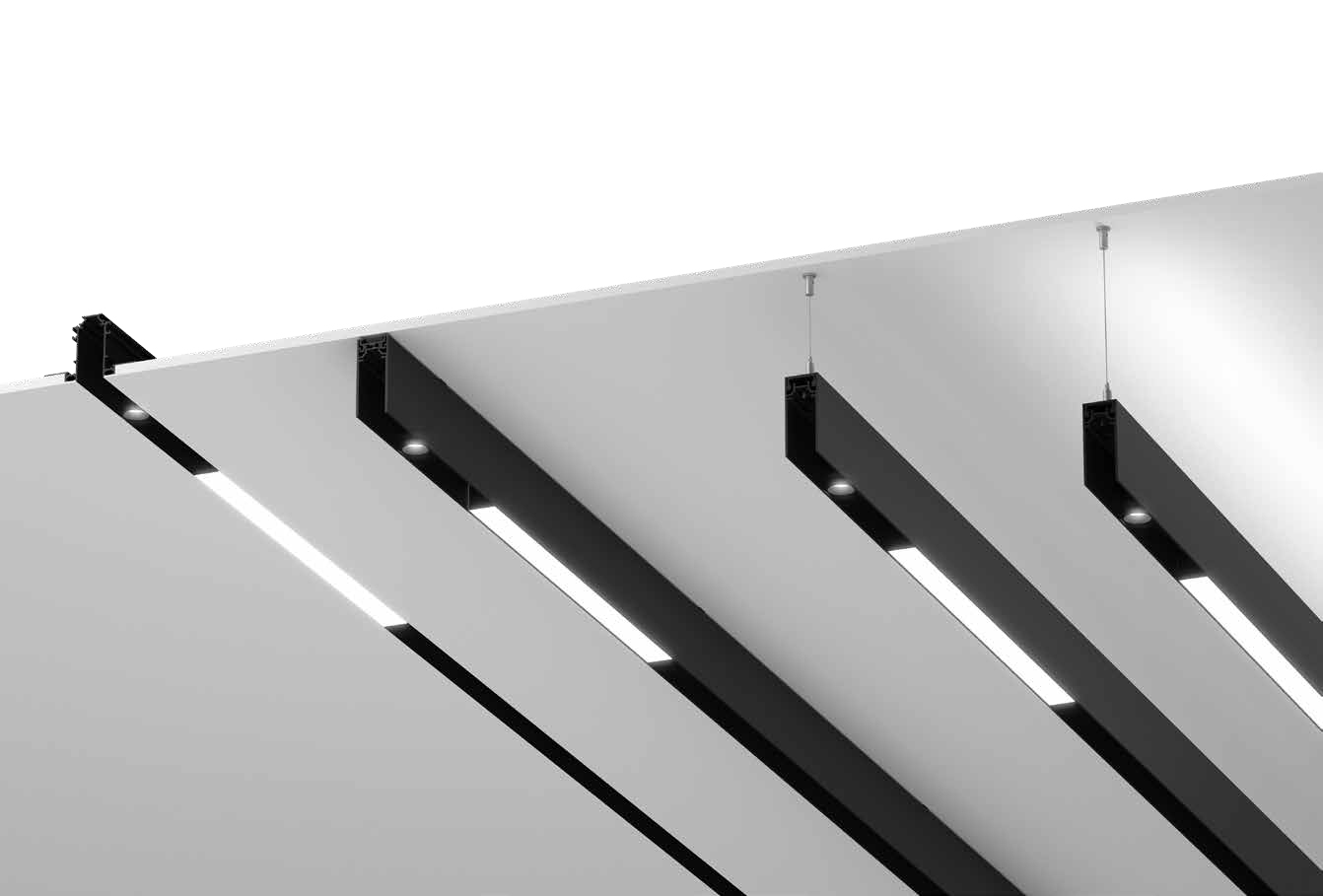 Встроенная трековая система для натяжных потолков Потолки Всем