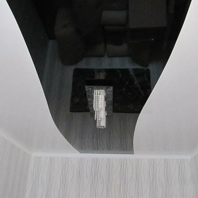 Черно-белые натяжные потолки Потолки Всем