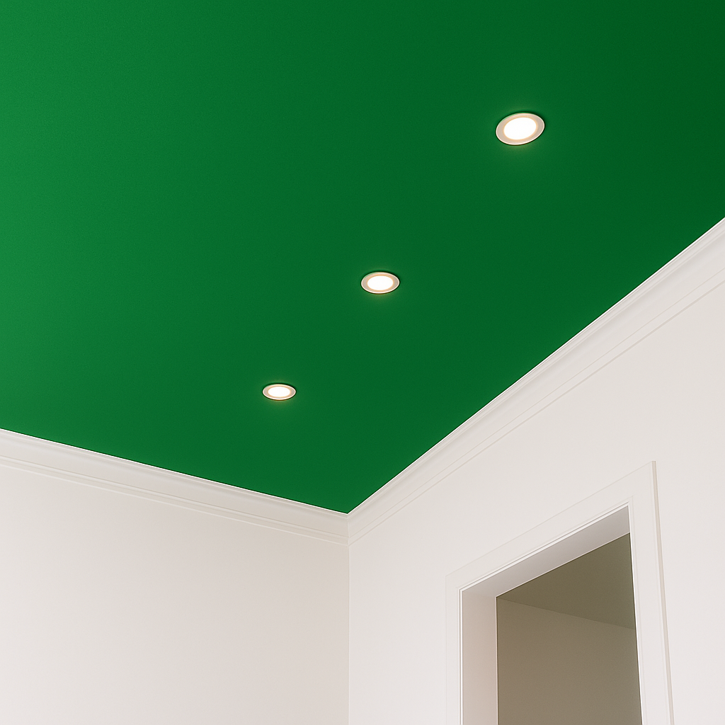 Зелёные натяжные потолки Потолки Всем