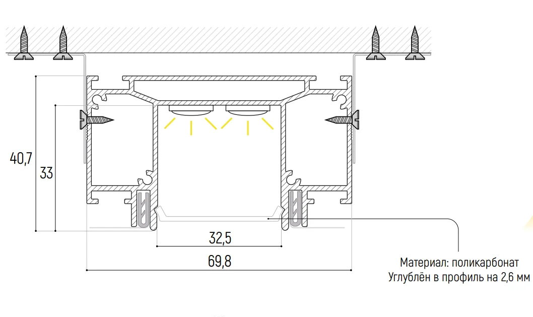 Профили Slott (Слот) для натяжных потолков Потолки Всем