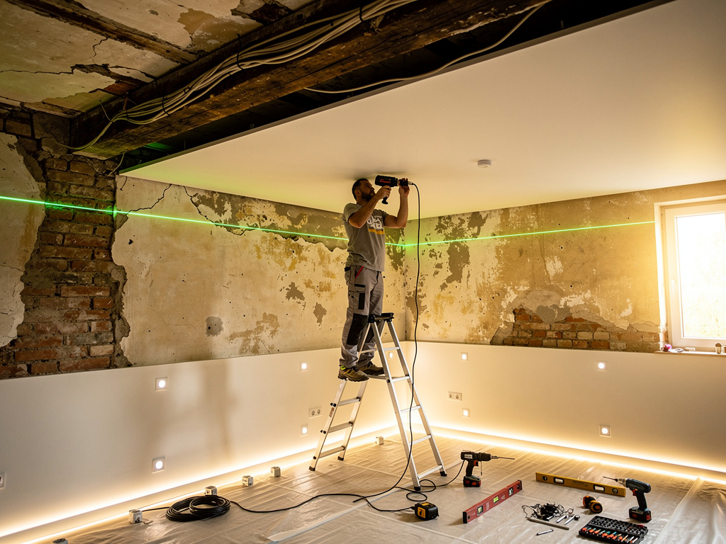 Натяжные потолки в старом фонде и частном доме: 7 подводных камней, о которых молчат монтажники Potolki-Vsem