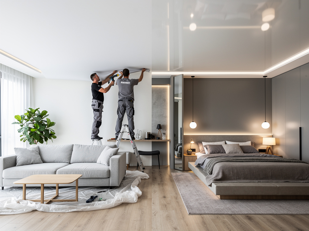 Матовый или глянец: как выбрать фактуру натяжного потолка и не пожалеть после монтажа Potolki-Vsem