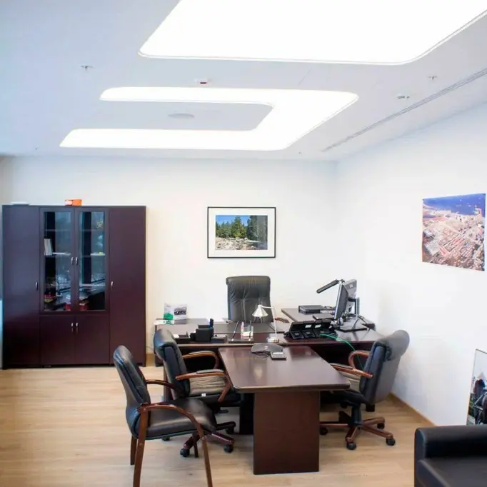 Натяжной потолок для офиса Потолки Всем