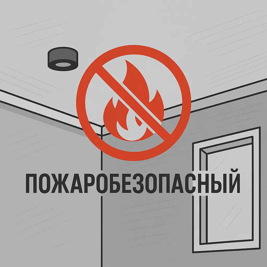 Пожаробезопасный натяжной потолок Потолки Всем