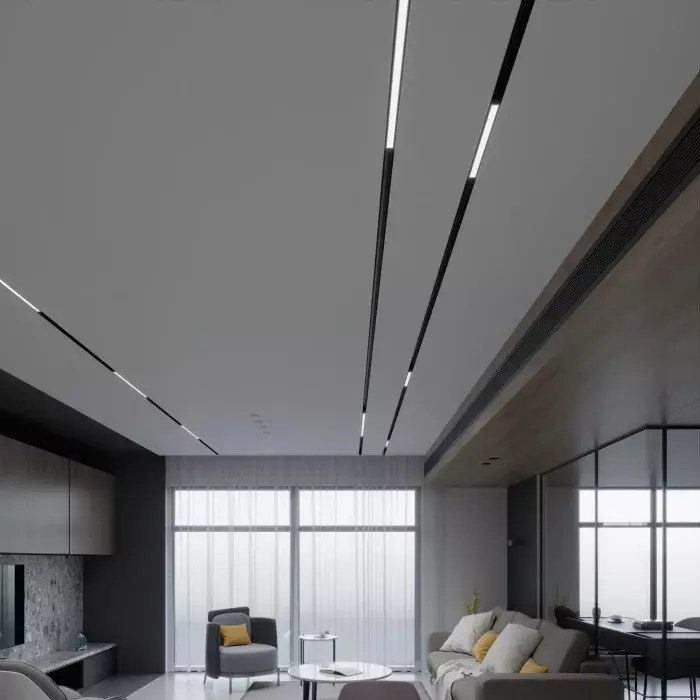 Натяжные потолки с трековым освещением Потолки Всем