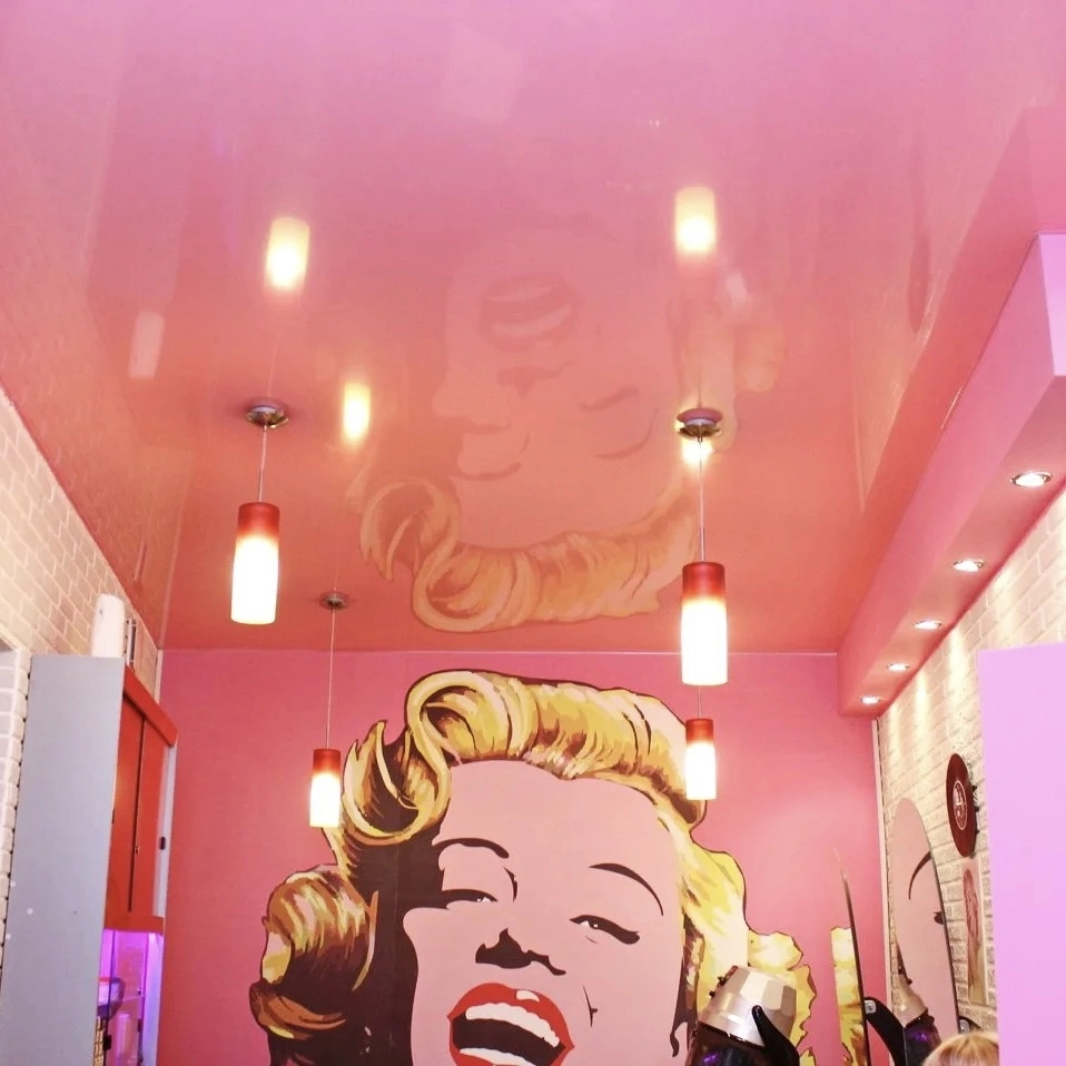 Розовые натяжные потолки Потолки Всем