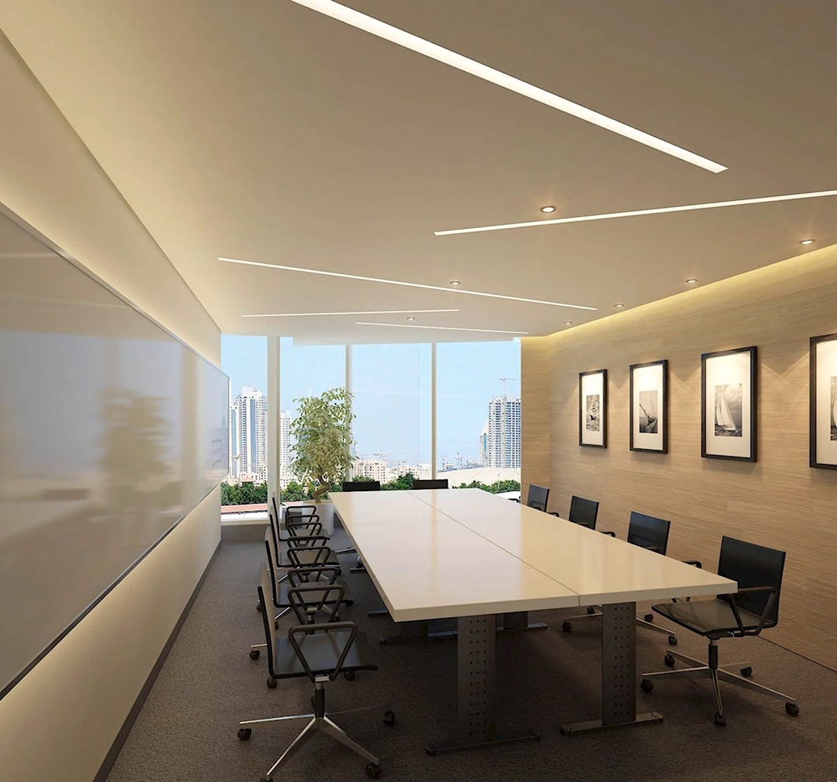 Натяжной потолок для офиса Потолки Всем