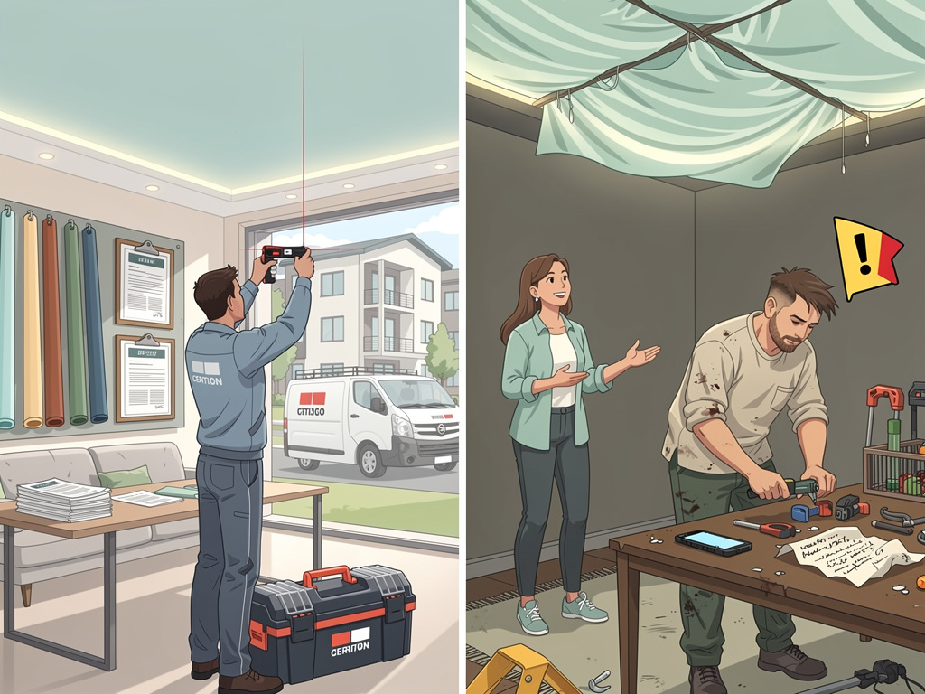 Как выбрать компанию по натяжным потолкам: 7 проверок, чтобы не попасть на «бригаду одного сезона» Potolki-Vsem