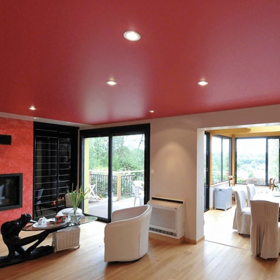 Красные натяжные потолки Потолки Всем