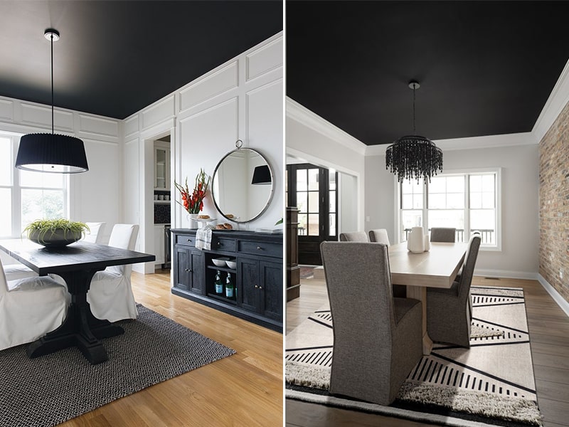 Черные натяжные потолки Потолки Всем